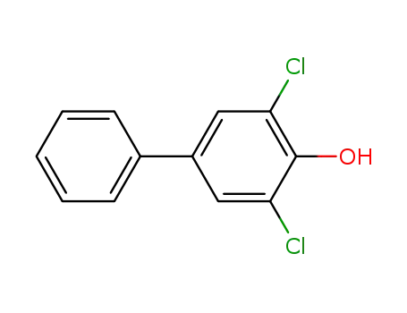 Molecular Structure of 1137-59-3 (4-HYDROXY-3,5-DICHLOROBIPHENYL)