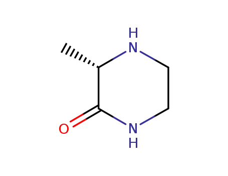 Molecular Structure of 78551-38-9 ((S)-3-METHYL-2-KETOPIPERAZINE)