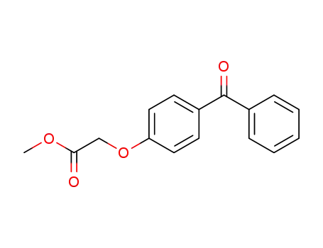 Molecular Structure of 57682-09-4 (methyl 2-(4-benzoylphenoxy)acetate)