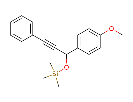 Silane, [[1-(4-methoxyphenyl)-3-phenyl-2-propynyl]oxy]trimethyl-