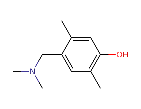 Molecular Structure of 16819-05-9 (2,5-Dimethyl-4-dimethylaminomethylphenol)