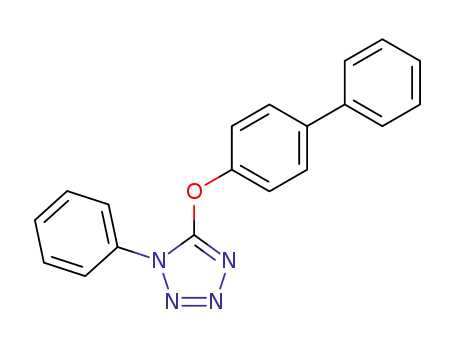 Molecular Structure of 17743-27-0 (4-(1-Phenyl-5-tetrazolyloxy)biphenyl)