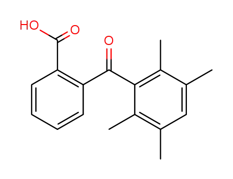 Molecular Structure of 353777-07-8 (2-(2,3,5,6-tetramethyl-benzoyl)-benzoic acid)