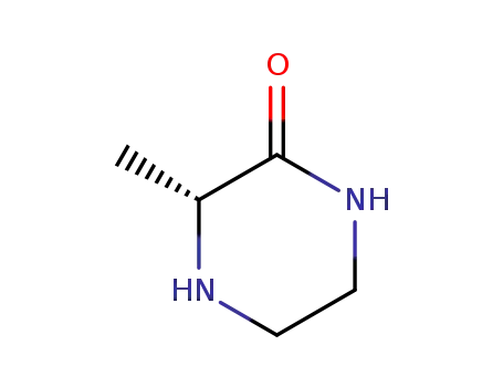 Molecular Structure of 922178-61-8 ((R)-3-METHYL-2-KETOPIPERAZINE)