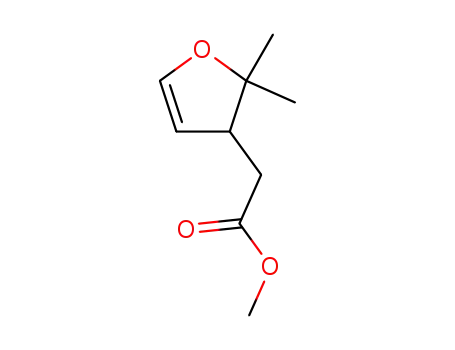 Molecular Structure of 121757-31-1 (Methyl 2,2-dimethyl-4,5-dihydro-3-furanacetate)