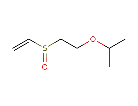 Molecular Structure of 80857-63-2 (β-isopropoxyethyl vinyl sulfoxide)