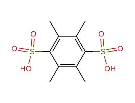 Molecular Structure of 81212-00-2 (2,3,5,6-tetramethylbenzene-1,4-disulfonic acid)