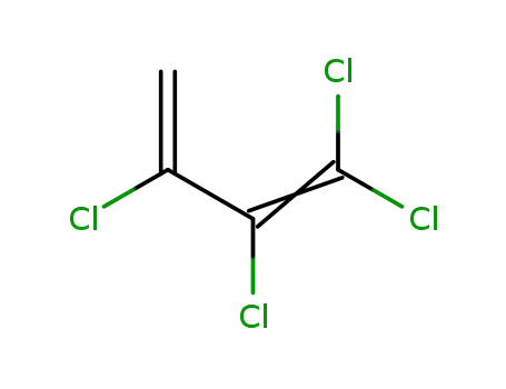 Molecular Structure of 921-09-5 (1,1,2,3-tetrachlorobuta-1,3-diene)