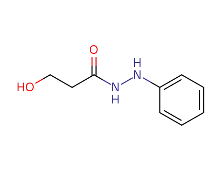 Molecular Structure of 41682-87-5 (3-hydroxy-propionic acid-(<i>N</i>'-phenyl-hydrazide))