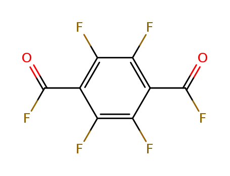 Molecular Structure of 950-70-9 (1,4-Benzenedicarbonyl difluoride, 2,3,5,6-tetrafluoro-)