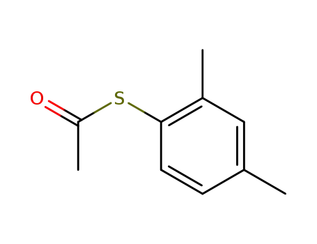 Molecular Structure of 94602-20-7 (S-(2,4-dimethylphenyl) ethanethioate)