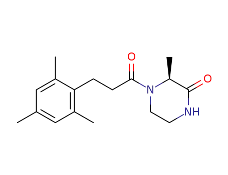 (3S)-4-(3-mesitylpropanoyl)-3-methylpipera-zin-2-one