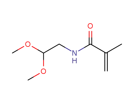 Molecular Structure of 95984-11-5 (N-(2,2-dimethoxyethyl)methacrylamide)