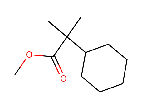 Molecular Structure of 86769-66-6 (methyl 2-cyclohexyl-2-methylpropanoate)