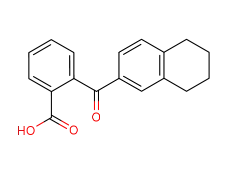 Molecular Structure of 61959-33-9 (Benzoic acid, 2-[(5,6,7,8-tetrahydro-2-naphthalenyl)carbonyl]-)