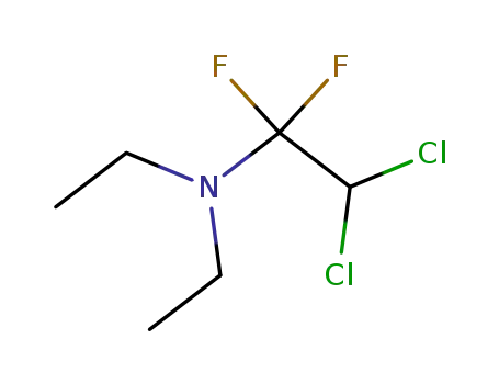 Molecular Structure of 67406-60-4 (Ethanamine, 2,2-dichloro-N,N-diethyl-1,1-difluoro-)