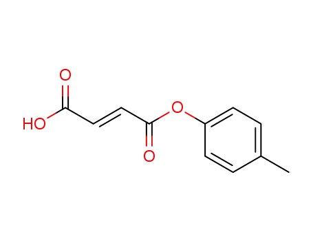 Molecular Structure of 51047-94-0 (fumaric acid mono-<i>p</i>-tolyl ester)