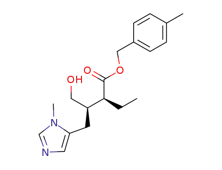 Molecular Structure of 92598-93-1 (pilocarpic acid 4-methylbenzyl ester)