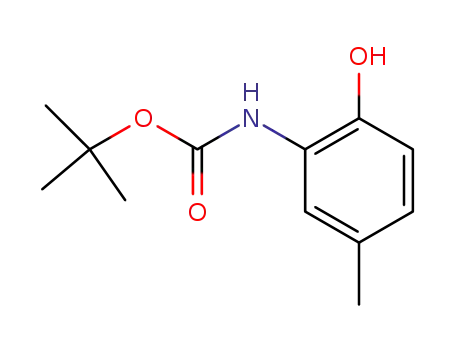 Molecular Structure of 191112-67-1 (tert-butyl 2-hydroxy-5-methylphenylcarbamate)