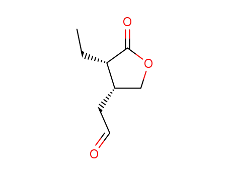 Molecular Structure of 144128-27-8 ((4-ETHYL-5-OXO-TETRAHYDRO-FURAN-3-YL)-ACETALDEHYDE)