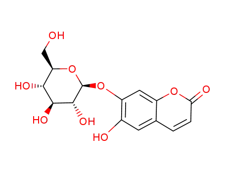 Molecular Structure of 531-58-8 (cichoriin)