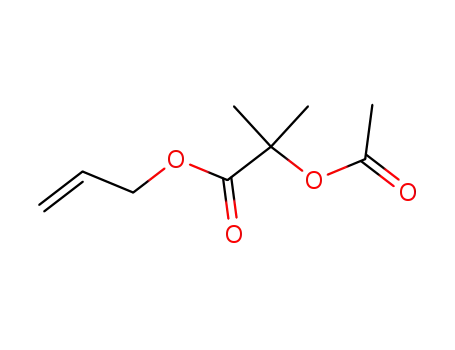 Molecular Structure of 408318-09-2 (α-acetoxy-isobutyric acid allyl ester)