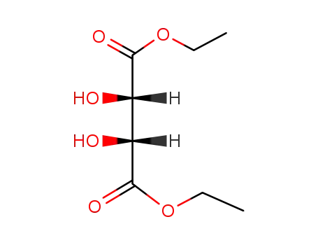 Molecular Structure of 21066-72-8 (diethyl tartrate)