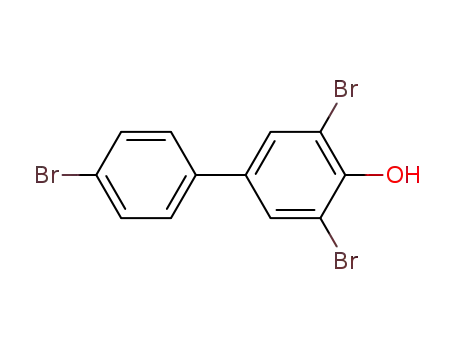 Molecular Structure of 4544-71-2 (2,6-dibromo-4-(4-bromophenyl)phenol)