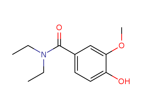 Benzamide,N,N-diethyl-4-hydroxy-3-methoxy- cas  304-84-7