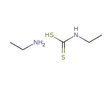 Molecular Structure of 3063-20-5 (ethylammonium ethyldithiocarbamate)