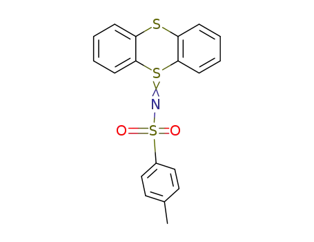 Molecular Structure of 19615-38-4 (Thianthrene, 5,5-dihydro-5-[[(4-methylphenyl)sulfonyl]imino]-)