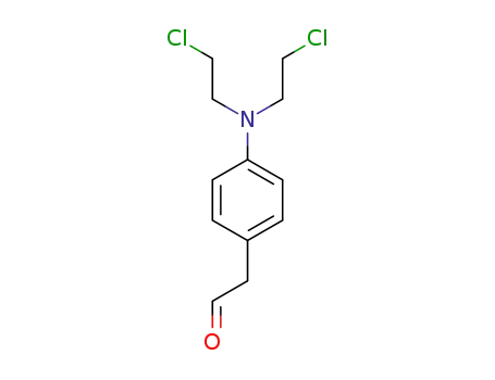 Molecular Structure of 500590-36-3 (2-(4-(N,N-bis(2-chloroethyl)amino)phenyl)acetaldehyde)