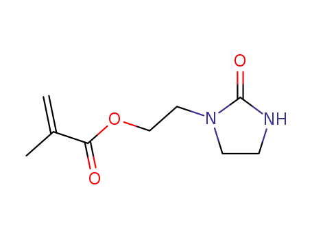Molecular Structure of 86261-90-7 (2-(2-OXO-1-IMIDAZOLIDINYL)ETHYL METHACRYLATE)