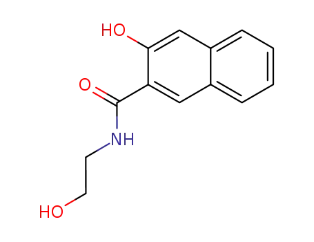 Molecular Structure of 92-80-8 (2-HYDROXY-3-NAPHTHOIC ACID ETHANOLAMIDE)