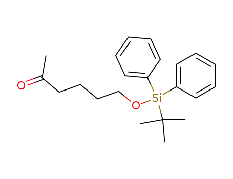 Molecular Structure of 123171-29-9 (6-(tert-butyldiphenylsilyloxy)hexan-2-one)