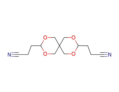 2,4,8,10-Tetraoxaspiro[5.5]undecane-3,9-dipropanenitrile