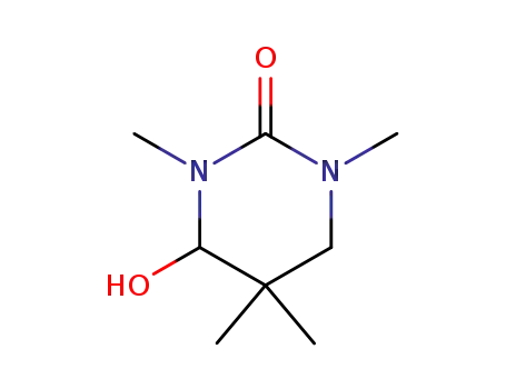 Molecular Structure of 14060-74-3 (4-hydroxy-1,3,5,5-tetramethyl-tetrahydro-pyrimidin-2-one)