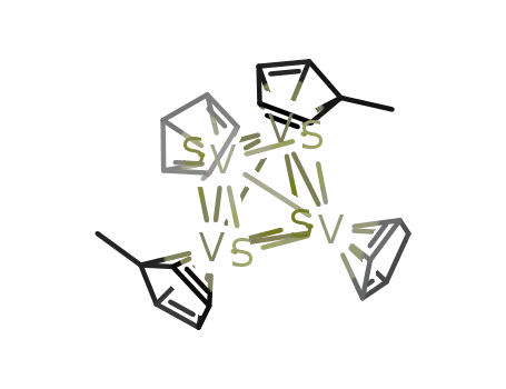 (CH<sub>3</sub>C<sub>5</sub>H<sub>4</sub>)2(C<sub>5</sub>H<sub>5</sub>)2V<sub>4</sub>S<sub>4</sub>