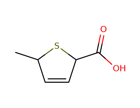 Molecular Structure of 71624-90-3 (5-methyl-2,5-dihydrothiophene-2-carboxylic acid)