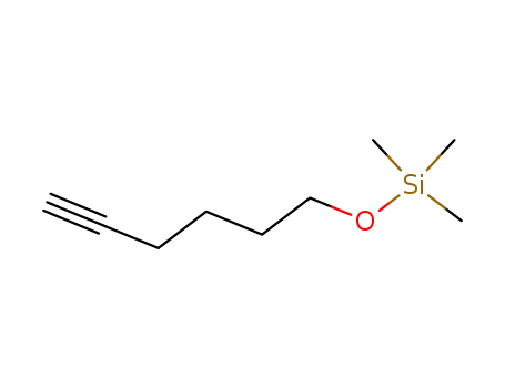 Molecular Structure of 17889-21-3 (hex-5-ynyloxy-trimethyl-silane)