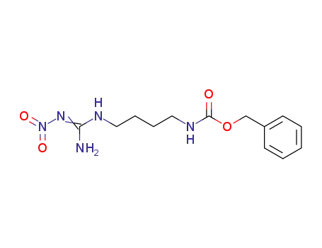 Molecular Structure of 23441-10-3 (N-Benzyloxycarbonyl-N<sup>G</sup>-nitroagmatin)