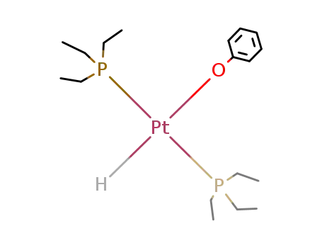 trans-hydridophenoxobis(triethylphosphine)platinum(II)