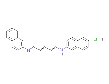 5-[2]naphthylamino-penta-2,4-dienal-[2]naphthylimine; hydrochloride