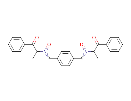 1,1'-diphenyl-2,2'-(<i>N</i>,<i>N</i>'-dioxy-<i>N</i>,<i>N</i>'-<i>p</i>-phenylenebismethylene-diamino)-bis-propan-1-one