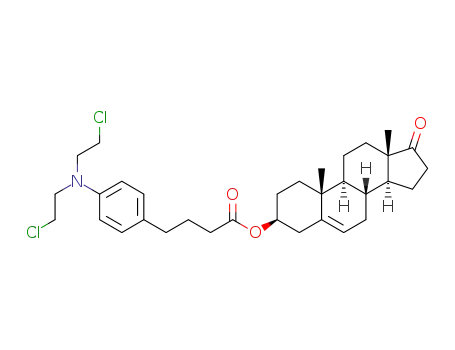 Molecular Structure of 901771-68-4 ((3β)-3-hydroxyandrost-5-en-17-one 4-{4-[di(2-chloroethyl)amino]phenyl}butyrate)