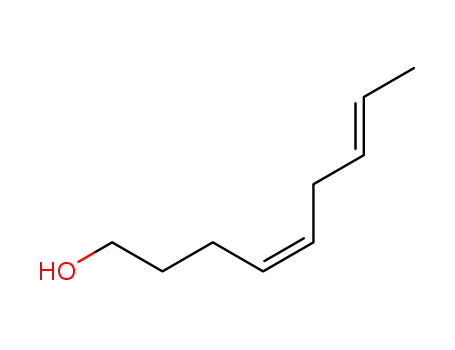 Molecular Structure of 79532-19-7 ((4Z,7E)-4,7-nonadien-1-ol)