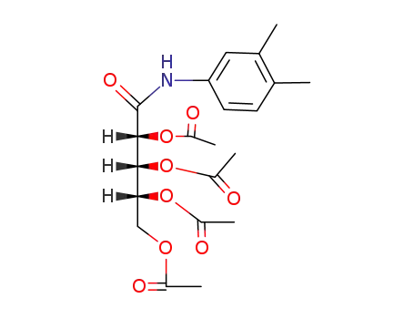 tetra-<i>O</i>-acetyl-D-ribonic acid-(3.4-dimethyl-anilide)