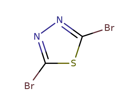 Molecular Structure of 55981-29-8 (1,3,4-Thiadiazole, 2,5-dibromo-)