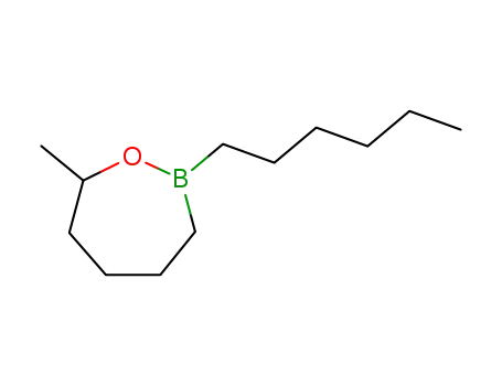 Molecular Structure of 37965-52-9 (1,2-Oxaborepane, 2-hexyl-7-methyl-)