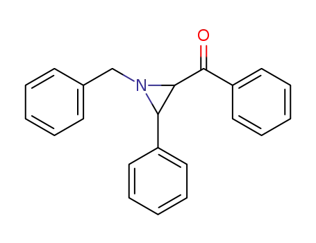 Molecular Structure of 72997-93-4 (1-benzyl-2-benzoyl-3-phenylaziridine)